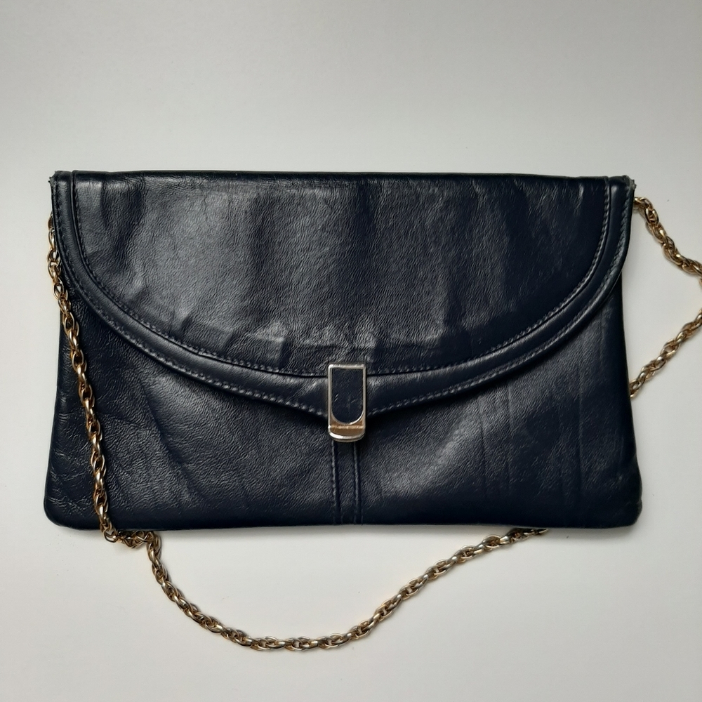 2/$30 Jane Shelton leather shoulder bag